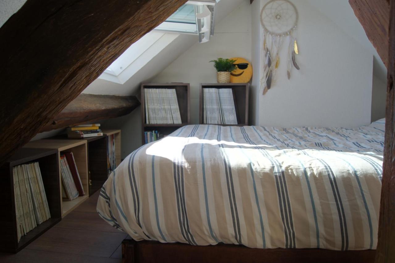 Apartamento Le Perchoir De St-Antoine - Centre Historique D'Honfleur Avec Vue Sur Le Port, Netflix, Jeux, Vinyles Exterior foto
