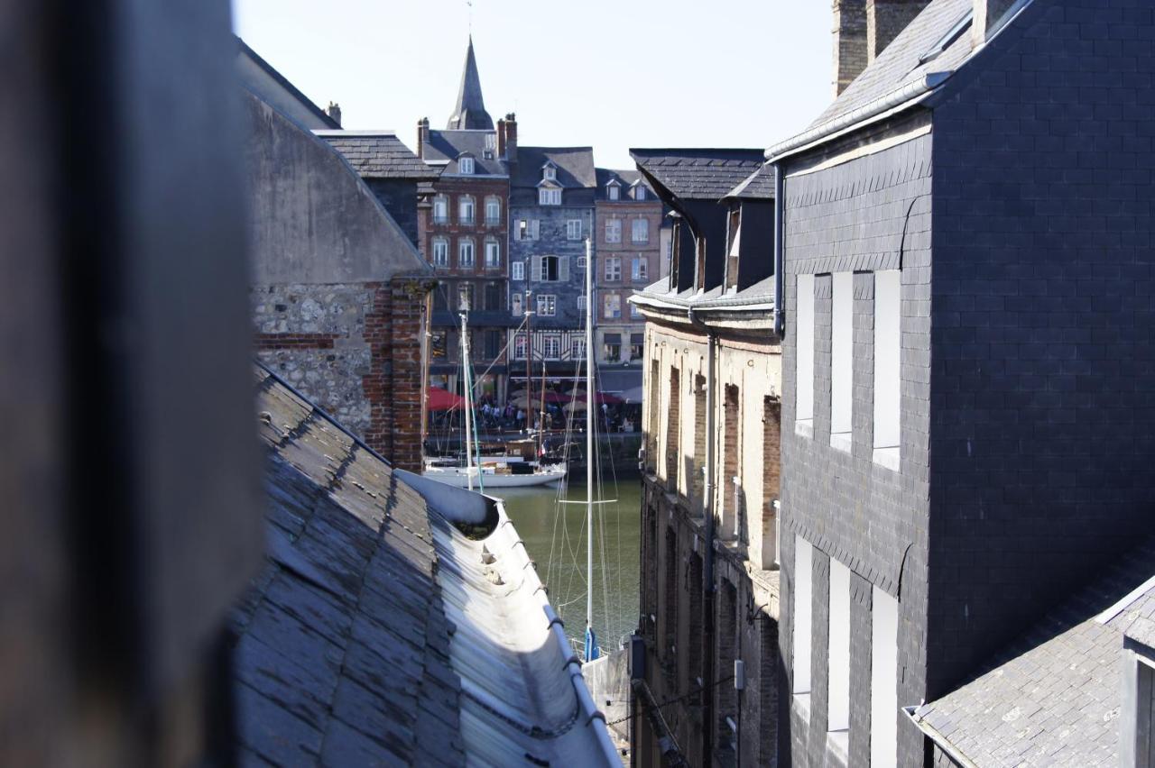 Apartamento Le Perchoir De St-Antoine - Centre Historique D'Honfleur Avec Vue Sur Le Port, Netflix, Jeux, Vinyles Exterior foto