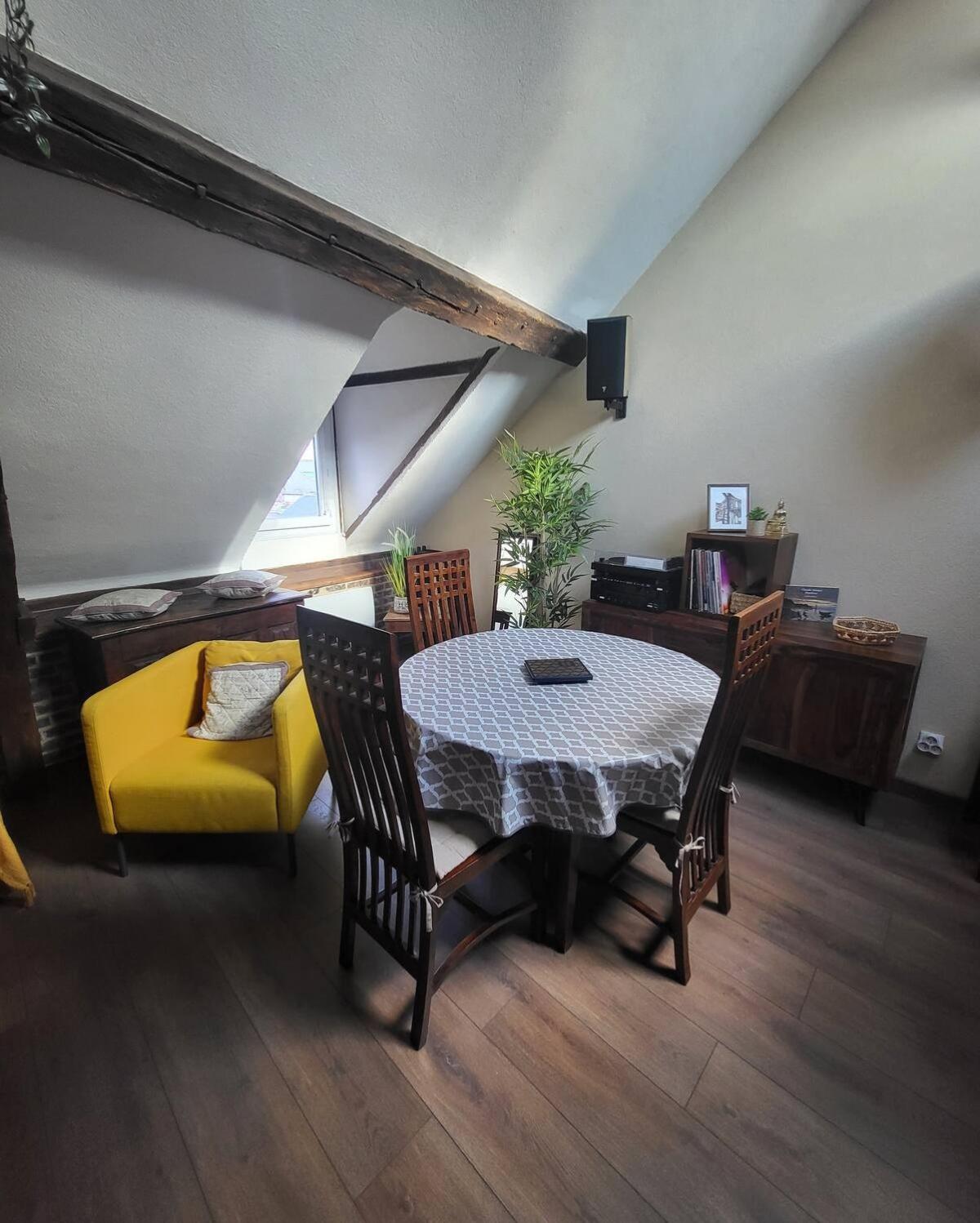 Apartamento Le Perchoir De St-Antoine - Centre Historique D'Honfleur Avec Vue Sur Le Port, Netflix, Jeux, Vinyles Exterior foto