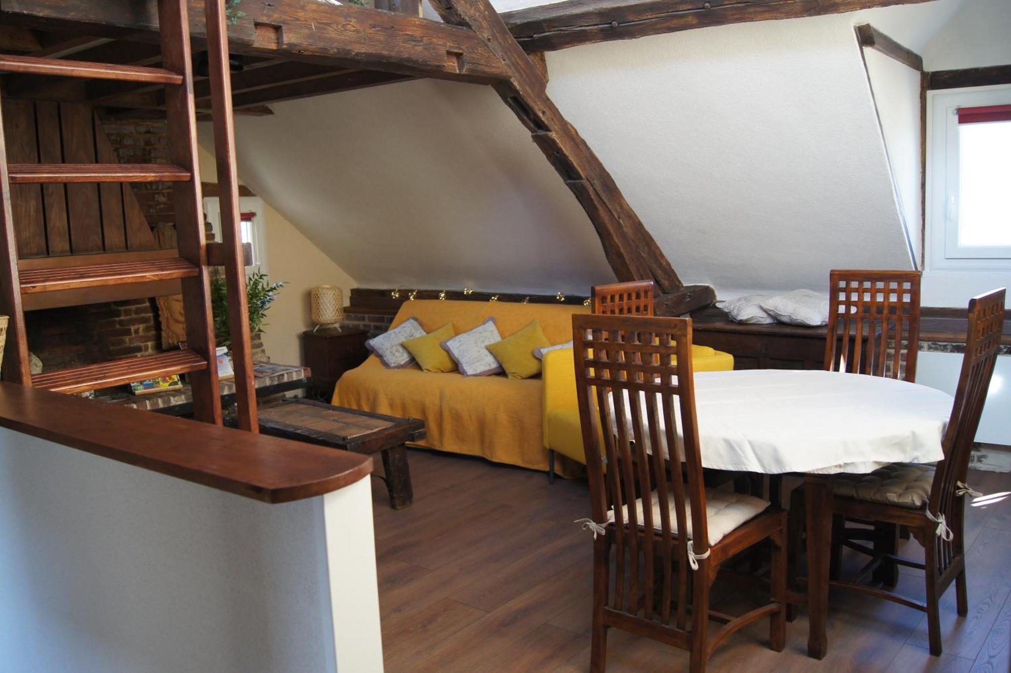 Apartamento Le Perchoir De St-Antoine - Centre Historique D'Honfleur Avec Vue Sur Le Port, Netflix, Jeux, Vinyles Exterior foto